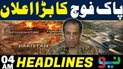 “DG ISPR Exposes the Real Face of the Afghan Taliban Regime” | Neo News 04AM Headlines 18 March 2026