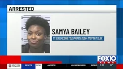 Woman arrested after allegedly running from officers during traffic stop involving suspected stol...