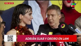 🤩 ADRIÁN SUAR Y NATALIA OREIRO PRESENTAN SU NUEVA PELÍCULA