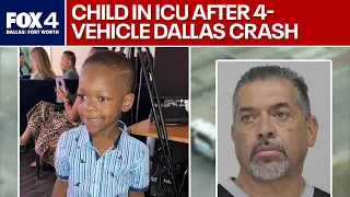 Fleeing Dallas suspect critically injures child in crash
