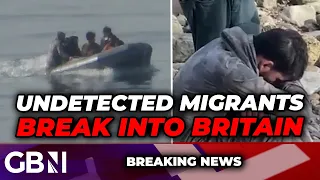 BREAKING: Migrant dinghy arrives in Britain UNDETECTED as some FLEE before police arrive on scene