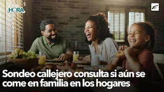 Street poll asks if families still eat together at home