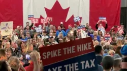 Pierre Poilievre hosts 'Axe the Tax' campaign rally in Edmonton