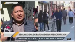 Choferes de La Paz piden diálogo frente al segundo día de paro en Oruro Choferes de La Paz piden diálogo frente al segundo día de paro en Oruro