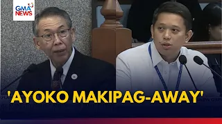 'Ayoko makipag-away' - Paalala ni Diokno kay Vinluan | GMA News