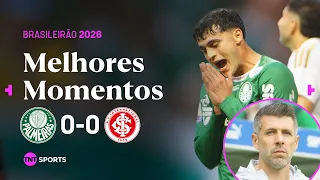VERDÃO PRESSIONA, MAS INTER SEGURA O EMPATE SEM GOLS! PALMEIRAS 0X0 INTERNACIONAL