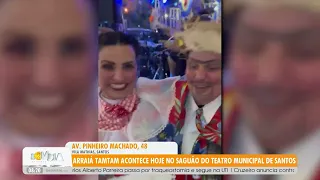 Arraiá Tamtam acontece hoje no saguão do Teatro Municipal de Santos - 08/7/2026