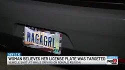 Woman believes her license plate was targeted