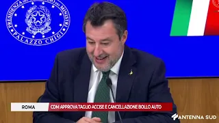 SEPTEMBER 16, 2026 - ROME: COUNCIL OF MINISTERS APPROVES EXCISE TAX CUT AND CAR TAX REPEAL