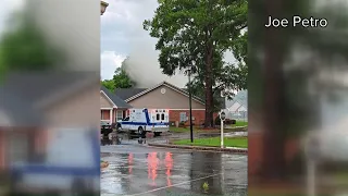Fire sparks at Warner Robins apartment complex thanks to afternoon storm, lightning strike