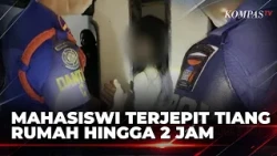 College Student Trapped Between Pillars in Padang Rescued by Firefighters | KOMPAS PETANG