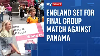 Injury blow for England as fans prepare for World Cup match against Panama
