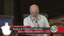 Budget & Finance Committee - October 13, 2026