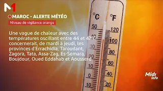 Vague de chaleur et averses orageuses de mercredi à vendredi dans plusieurs provinces du Royaume