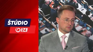 Štúdio 24: V súčasnosti Danko čaká na veľkosť odporu prezidenta, hovorí k odvolávaniu Tarabu Řádek