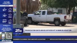 ICE officer intentionally hit a man in Houston, Texas prosecutor says