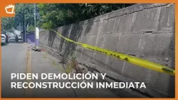 Padres temen colapso de muro en escuela de Managua