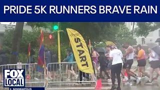 Pride 5K runners brave the rain