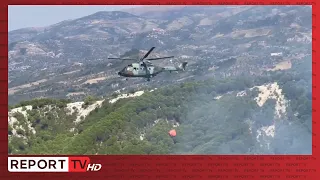 Zjarri masiv vijon prej ditësh në Mallakastër, flakët përhapen edhe drejt Patosit dhe Roskovecit!