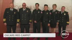 California firefighters on the Oscars red carpet