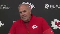 Chiefs special teams coach Dave Toub speaks to reporters ahead of Chargers game