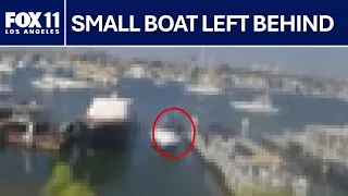 Suspected migrants dock boat in Newport Beach and scatter