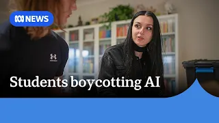 The young people boycotting AI | ABC NEWS
