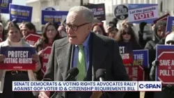 Sen. Chuck Schumer Calls SAVE America Act Bullshit
