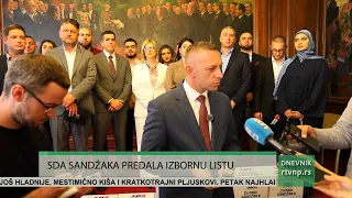 Stranka demokratske akcije Sandžaka predala izbornu listu sa 35 kandidata za naro