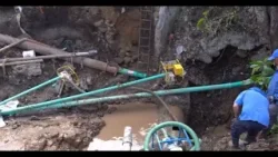 AYA reestablece servicio de agua tras ruptura de tubería