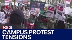 Tense campus protests take hold across the country