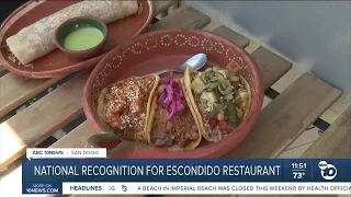 Mesa Agricola restaurant in Escondido gets national recognition