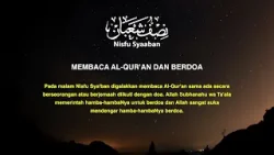 PSA: Nisfu Syaaban 01 - Membaca Al-Qur'an Dan Berdoa (1446H / 2025M)