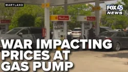 War in Iran causes gas prices to rise across Maryland