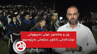 چل و یەکەمین خولی دەرچووانی خوێندکارانی زانکۆی سلێمانی بەڕێوەچوو