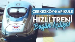 Halkalı-Kapıkule arasındaki yolcu seyahat süresi 4 saatten 1 saat 30 dakikaya düşecek