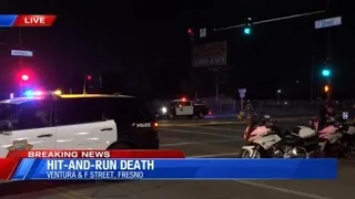 Woman killed after being struck by hit-and-run driver in Fresno, police confirm