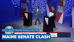 Collins vs. Jackson Maine Senate debate: abortion, Israel, voter ID