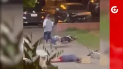 Disparan a varios jóvenes que se encontraban sentados en un parque.