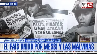¡Vamos Argentina! El país entero unido por Lionel Messi y las Islas Malvinas