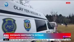 Eskişehir Kentpark’ta emekli bir asker yaşamına son verdi