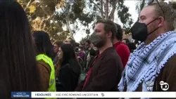 UAW 4811 rallies in support of protestors arrested at UCSD