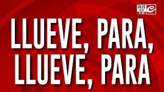 Llueve, para, llueve, para: podría caer granizo