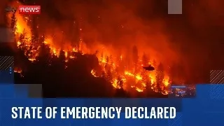 Thousands evacuated as huge wildfire spreads in Canada