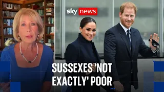 ‘It’s not as if they’re poor’: Jennie Bond on Harry and Meghan’s UK return