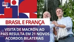 Visita do presidente francês, Emmanuel Macron, ao Brasil resulta em 21 novos acordos bilaterais