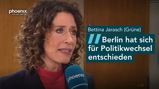 "Berlin hat sich für Politikwechsel entschieden": Bettina Jarasch (Grüne) nach der Wahl | #berlin