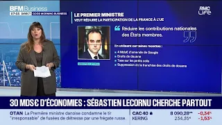 Lecornu recherche un maximum d'économies