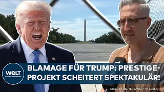 USA: Trump Project Ends in Fiasco! $14 Million Down the Drain – Reflecting Pool Drained