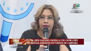 Política Limpia sanciona a Nasralla con L 146 millones por irregularidades en fondos de campaña